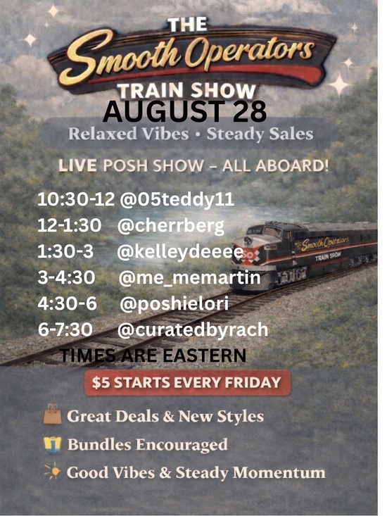 Tops - 🚂 The Smooth Operators 🚂 is LIVE now Every Friday Train Show
